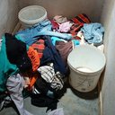 Corpo da vítima foi encontrado enrolado em lençou, rede e roupas - Foto: Redes sociais/Reprodução G1