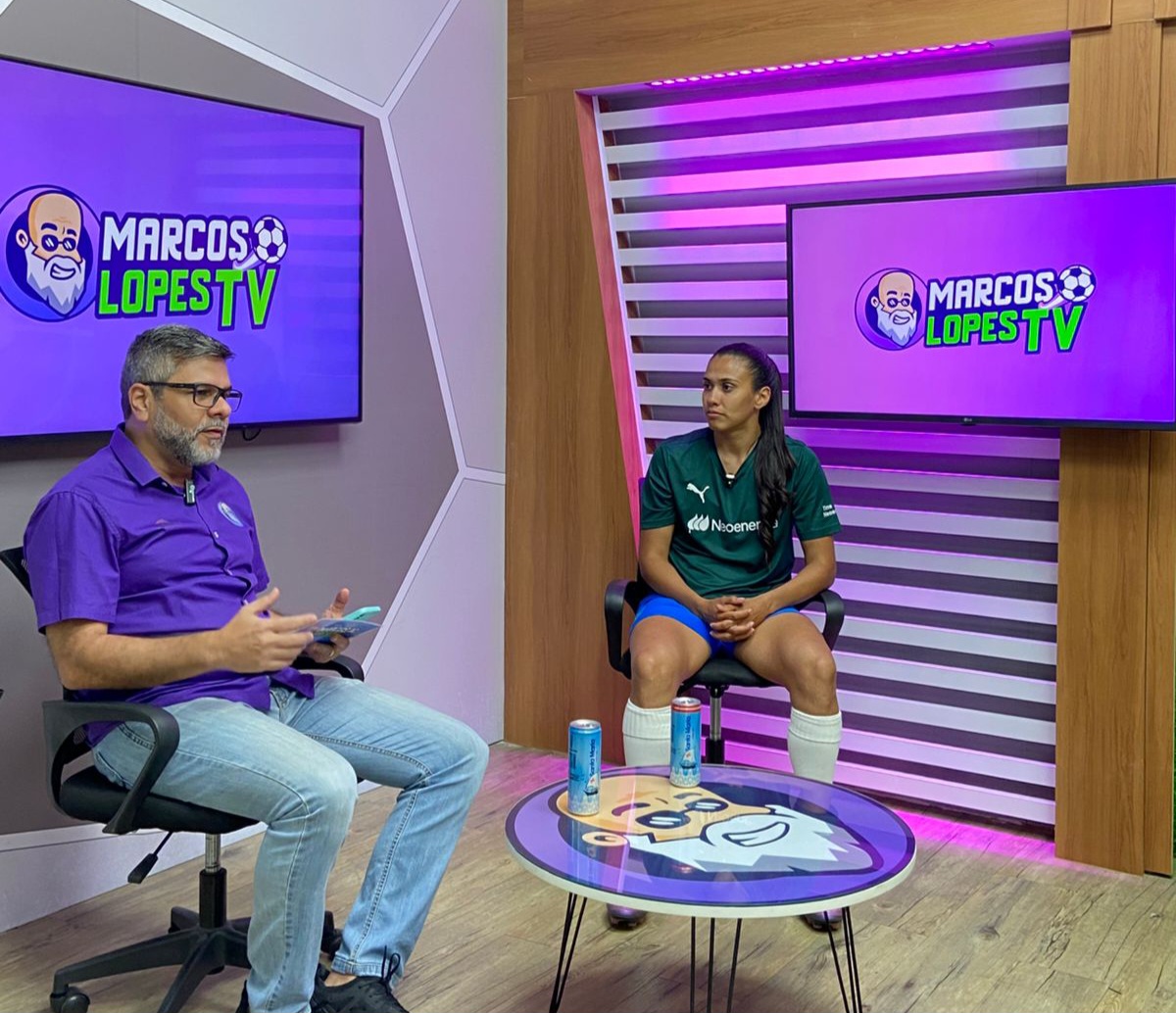 Antônia Silva, do Real Madri e Seleção Brasileira na Marcos Lopes TV