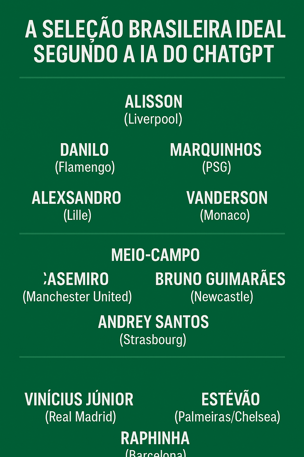 seleção pelo GPT