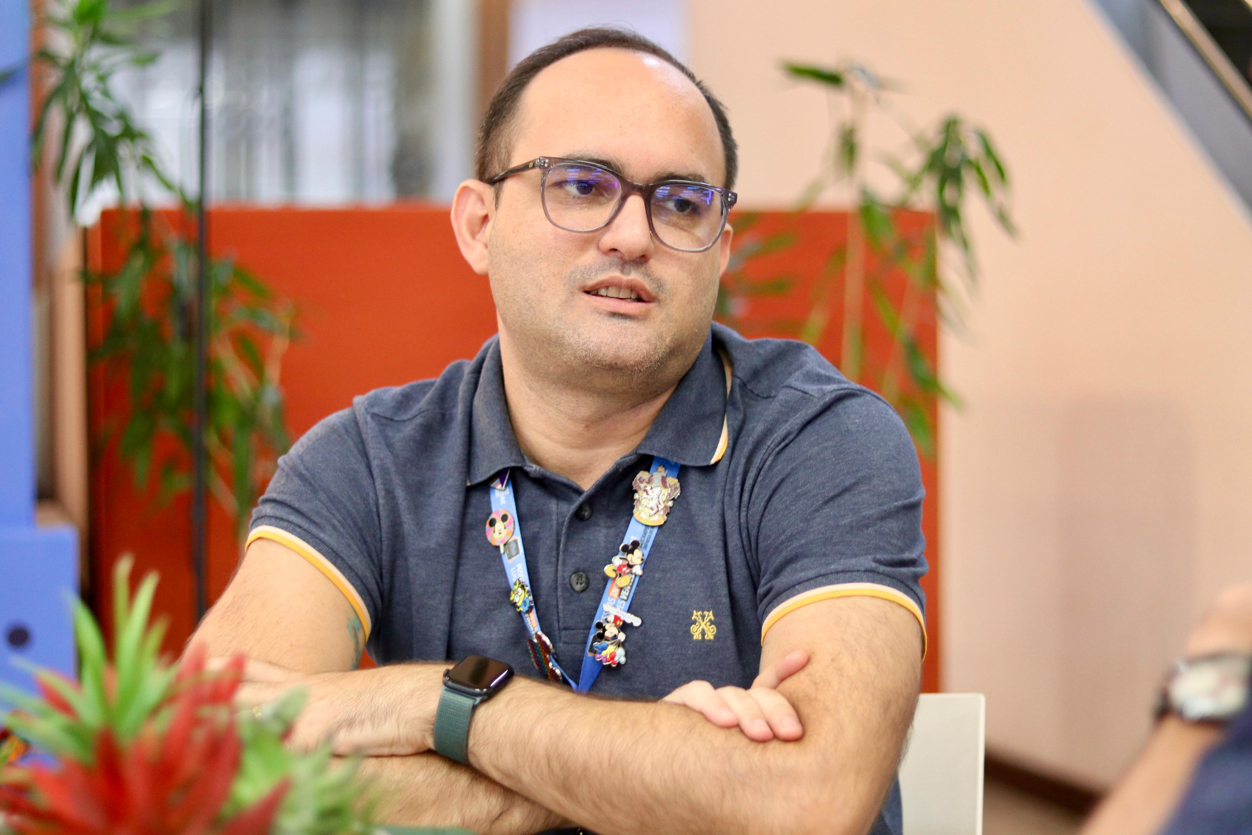 Everton Lucena, coordenador do programa Educação que Transforma, no SEBRAE-RN  