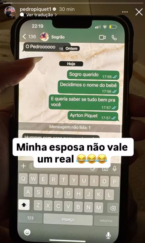 Foto: Reprodução/ Instagram.