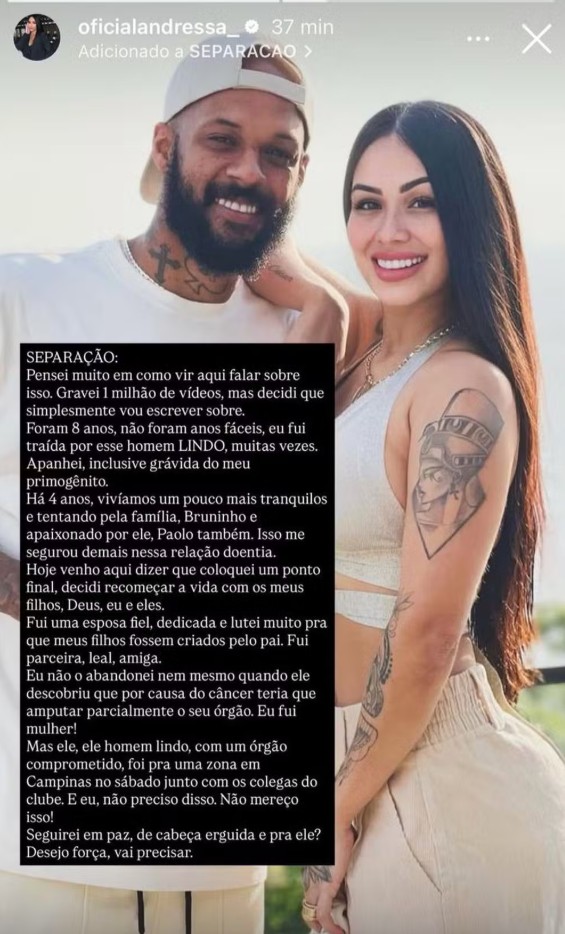 stories de andressa