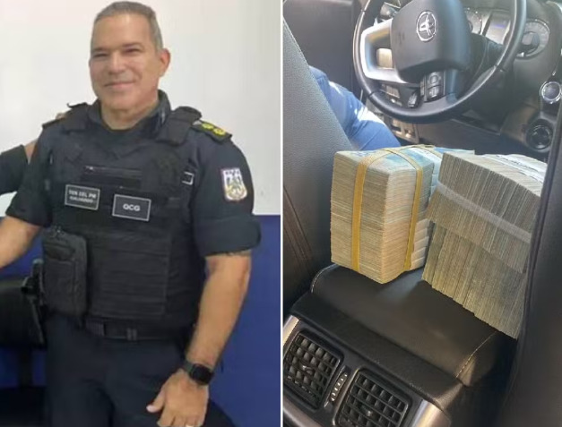 Policial militar Francisco Galhardo, acusado de saques milionários ligados ao esquema.