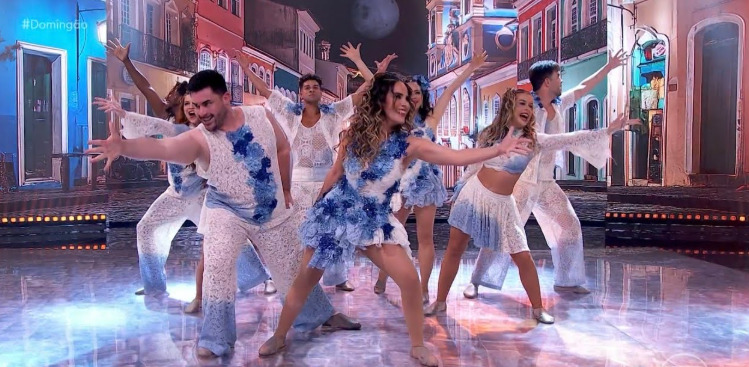 Programa Dança dos Famosos exibido na Rede Globo.