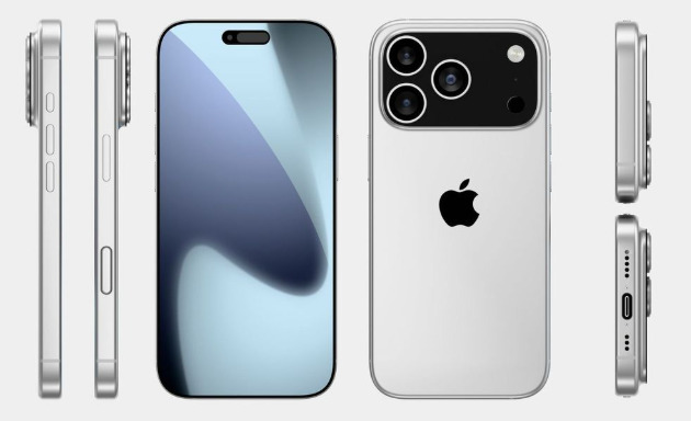 Imagens que já circulam nas redes do que seria o novo iPhone 17.