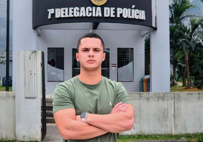Vereador Mateus Batista, do partido União Brasil.