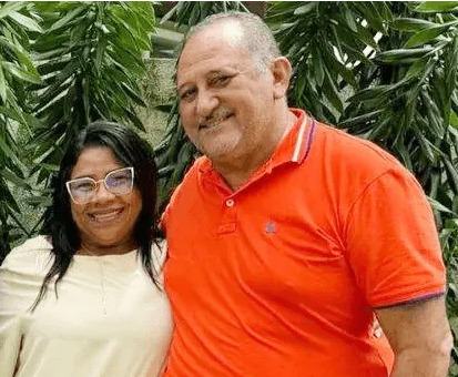 Prefeita Nilda e o marido exonerado da ALRN, Sebastião Feliciano Cruz.