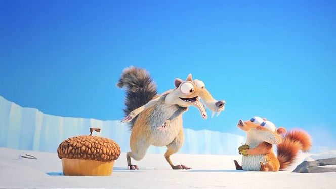 Scrat e Baby Scrat. 