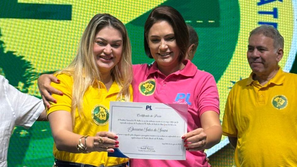 Michelle Bolsonaro e Jussara Sales