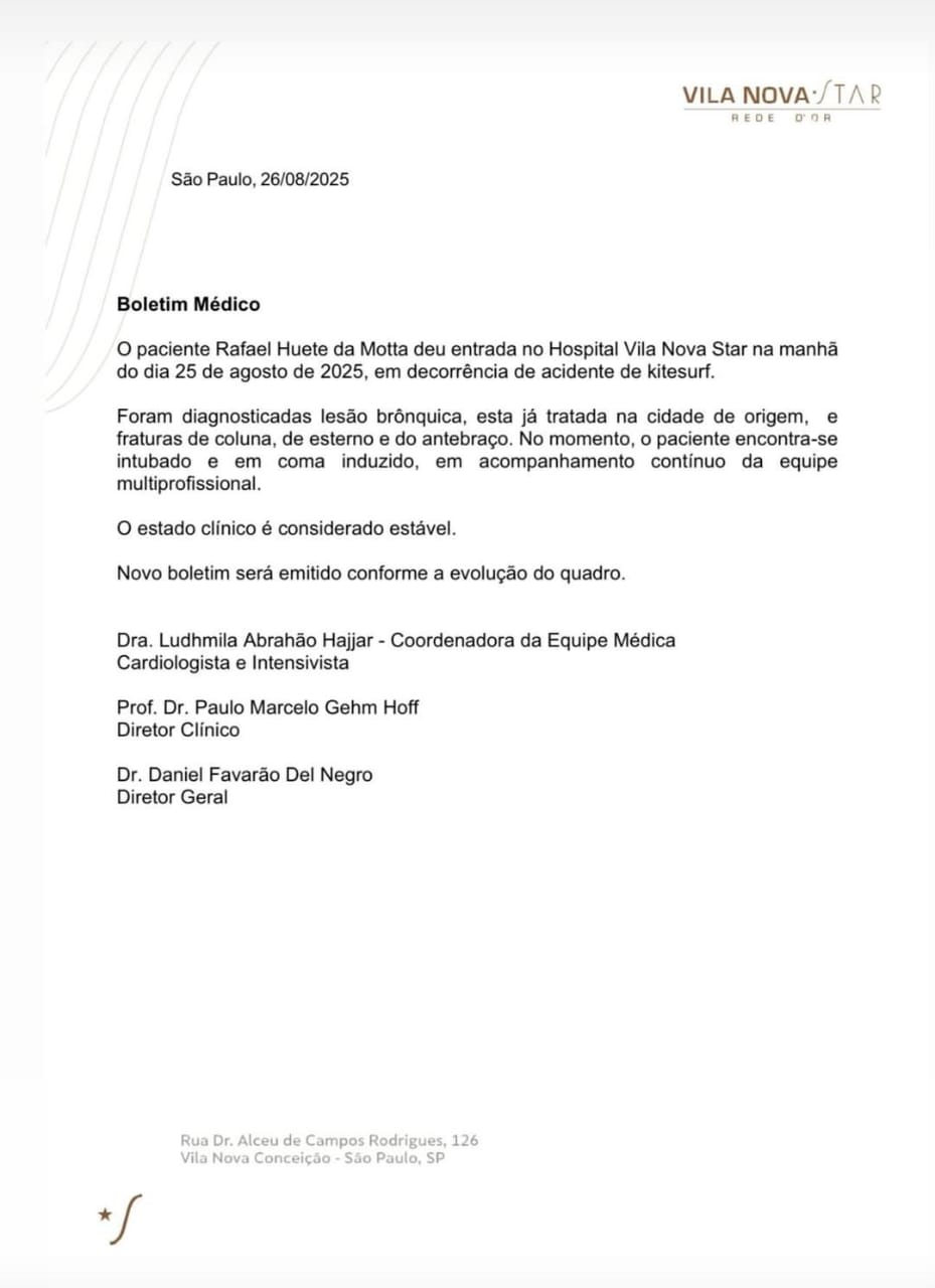 boletim médico