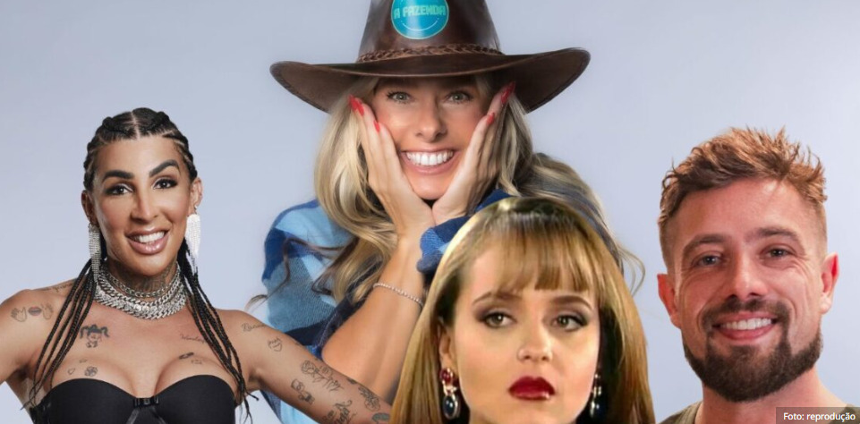 Participantes do reality A Fazendo 2025 que teve estreia na TV Record.