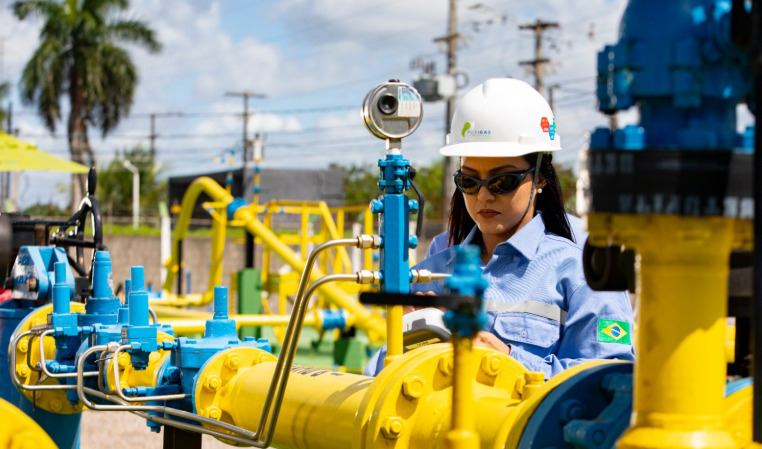 O setor de petróleo e gás, que responde por mais de 40% do PIB industrial do Rio Grande do Norte.