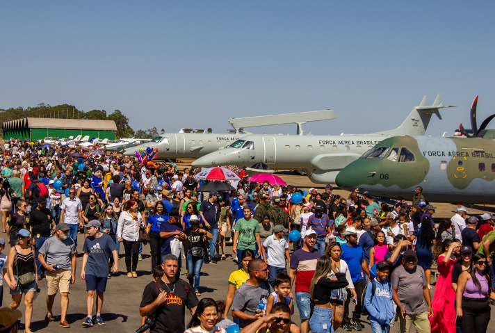 A organização do evento espera receber milhares de visitantes durante todo o dia 5 de outubro, das 9h às 17h, na Base Aérea de Natal.