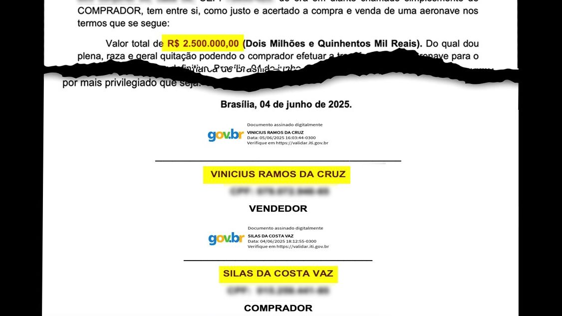 Silas Vaz se tornou proprietário de, no mínimo, dois aviões
