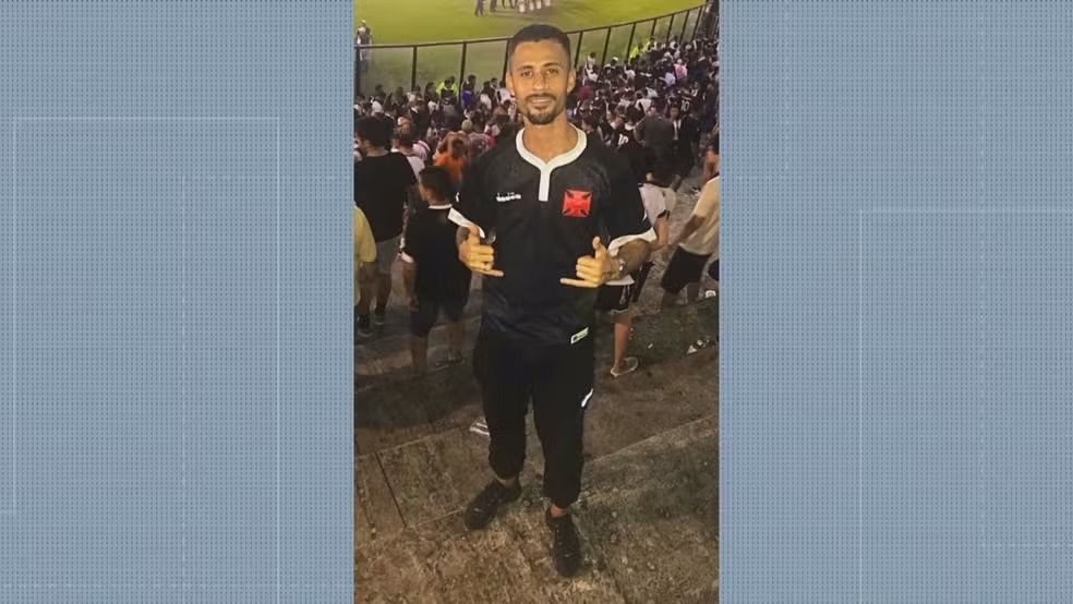 Rodrigo José Santana tinha 36 anos e torcia pelo Vasco 