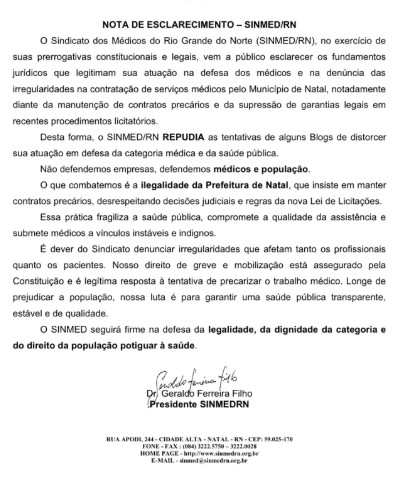 nota sinmed