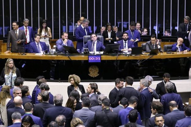 Momento de votação na Câmara dos Deputados. Crédito imagem: Câmara dos Deputados.