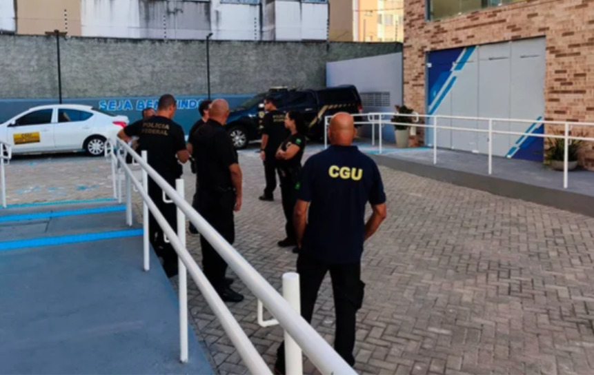A ação tem alcance nacional e cumpre 66 mandados de busca e apreensão em oito estados. Imagem divulgação Polícia Federal.