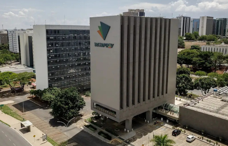 Sede da Dataprev, em Brasília. (crédito: Rafa Neddermeyer/Agência Brasil)