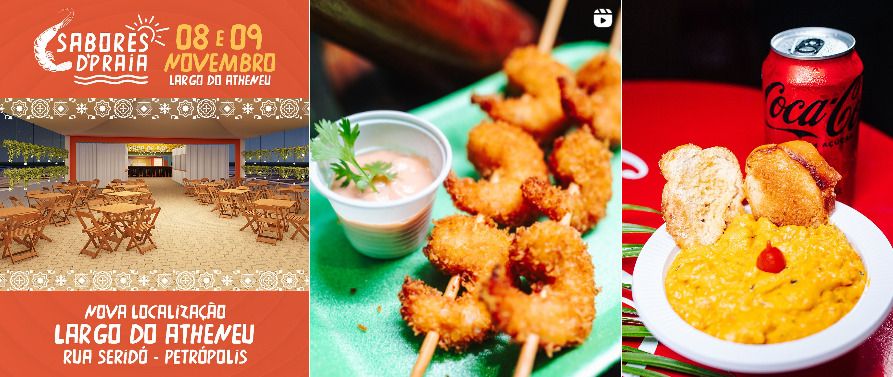 Os visitantes poderão degustar pratos típicos e releituras contemporâneas da culinária nordestina. Imagem: divulgação Festival.