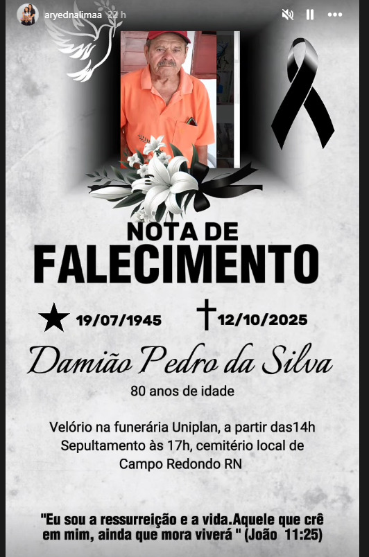 O idoso aguardou quatro horas por exame, deitado em uma maca, com fratura exposta nas costas. A família afirma que o paciente morreu antes mesmo de ser operado. Imagem reprodução redes sociais.